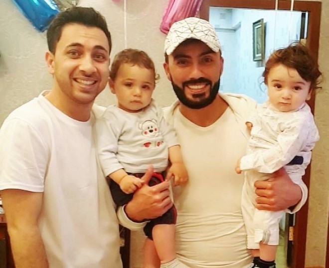 Kərimlə İslamın oğlanları bir arada - foto