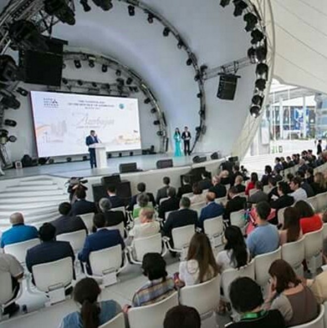 Astanada Azərbaycan pavilyonunda Milli Gün təşkil olundu