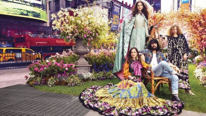 Dakota Conson "Gucci" brendinin reklam kampaniyasında - fotolar