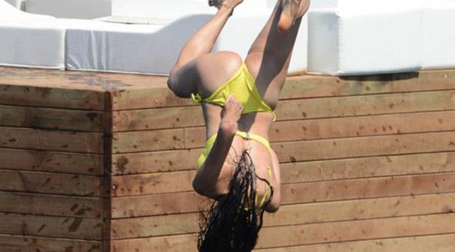 Aktrisa həyəcana səbəb oldu