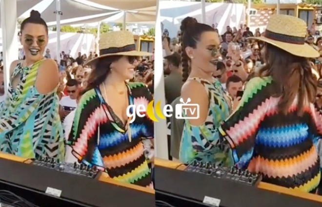 Hadisə və Demet qarşılıqlı rəqs etdi - video