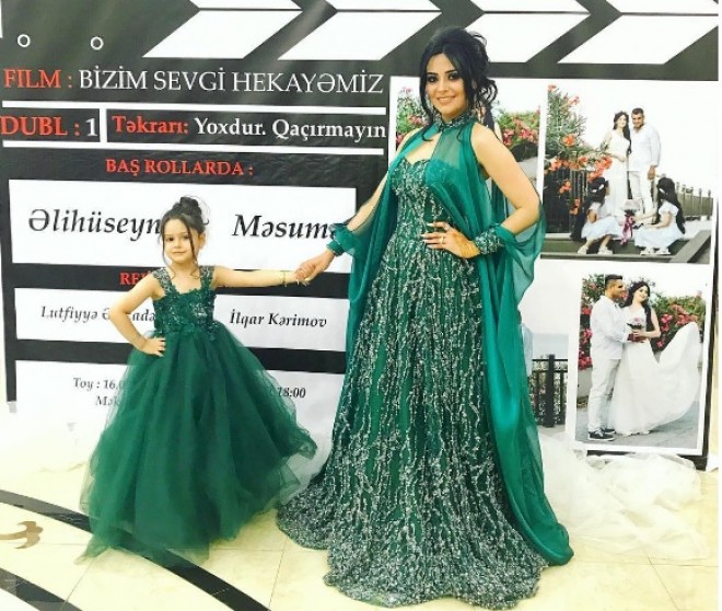 Vüsalə kövrəldi: "Mənim Dilək kimi xoşbəxt dünyam var" - video