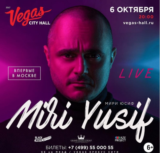Miri Yusif Moskvada konsert verəcək