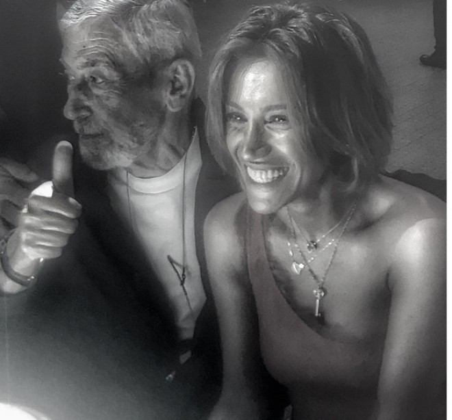 Röya Ayxan Vaxtanq Kikabidze ilə bir arada - foto