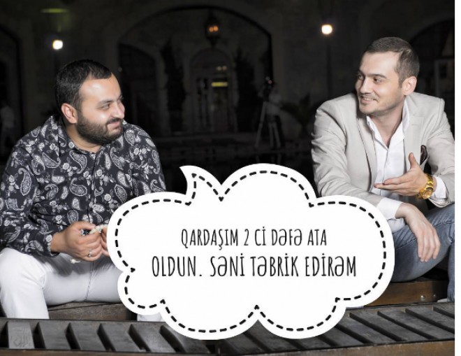 2-ci dəfə qız atası olan Emilə təbrik: “Sən gözəl ailə başçısı və atasan”