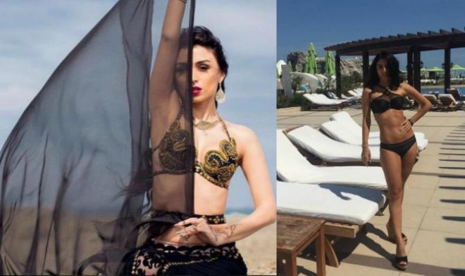 Renka bu dəfə dəniz kənarında rəqs etdi - video