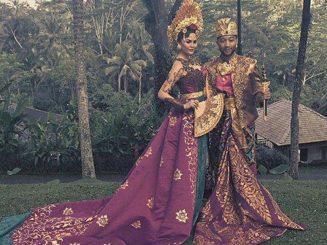 Con Legend və Krissi Teygen Bali adasında - fotolar