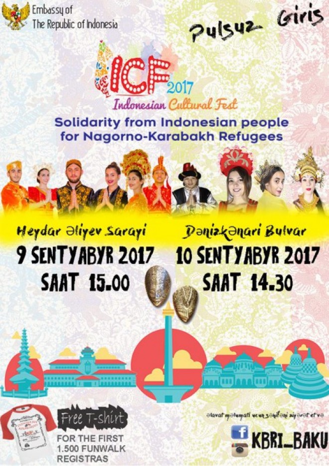 Bakıda ikinci İndoneziya Mədəniyyət Festivalı keçiriləcək
