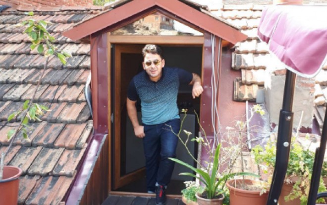 Samir Piriyev Bakı küçələrində - fotolar