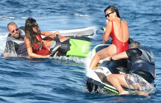 Suda motosiklet sürürdülər, alınmadı