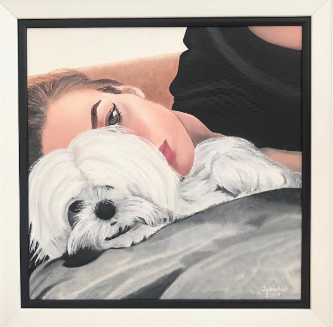 Bensu Soralın anası onun rəsmini çəkdi - foto