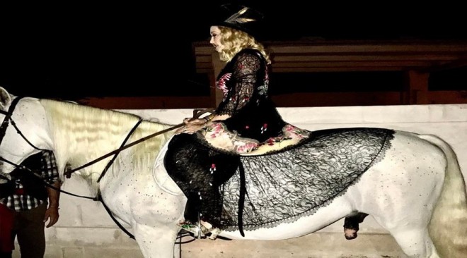 Madonnanın təntənəli doğum günü - fotolar