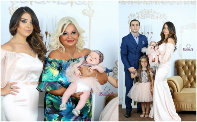 Emil Bədəlovun xanımı və qızları ilə - fotolar