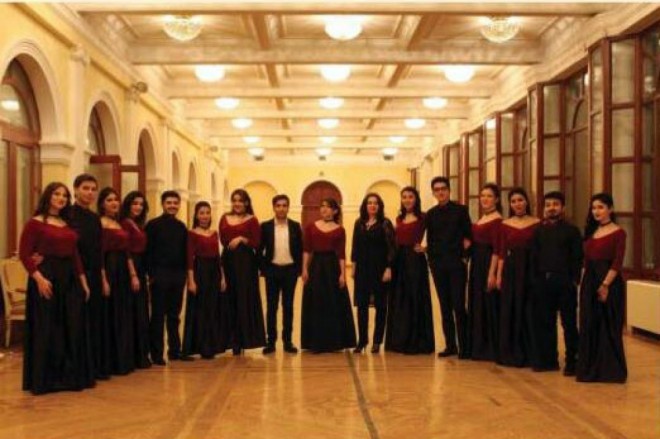 Beynəlxalq musiqi festivalı çərçivəsində “Lumineux” ansamblının konserti olub