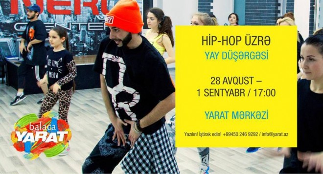 Növbəti dəfə “YARAT”da “Hip-hop” rəqsindən danışılıb