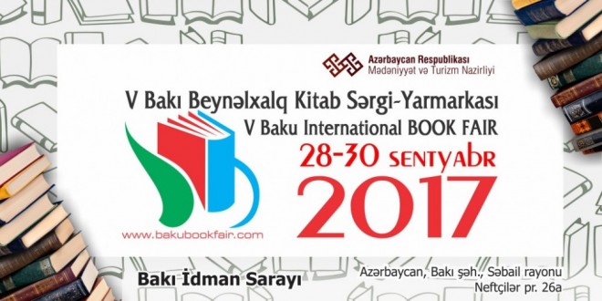 3-cü Bakı Beynəlxalq Kitab Sərgi – Yarmarkası çərçivəsində çoxsaylı tədbirlər keçiriləcək