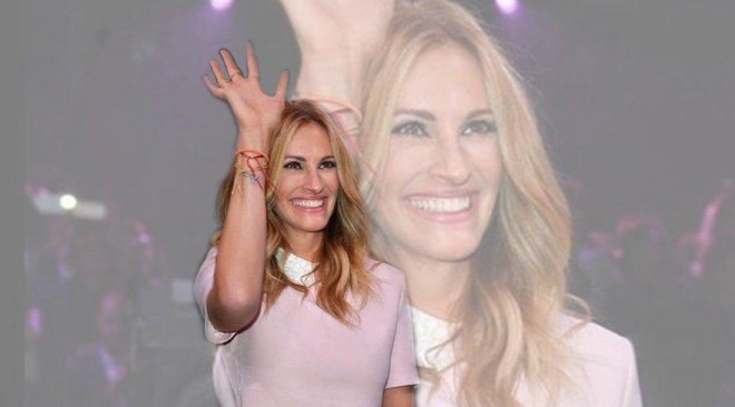 Culiya Roberts siması olduğu markanın dəfiləsində - fotolar