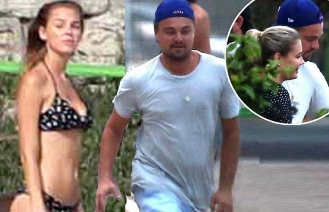 Leonardo Di Kaprio model sevgilisi ilə - fotolar