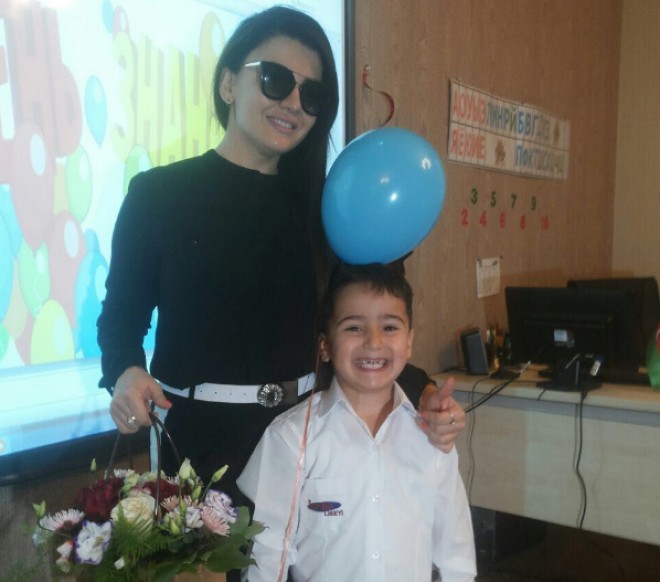Fatimənin də oğlu birinci sinif şagirdi oldu - foto