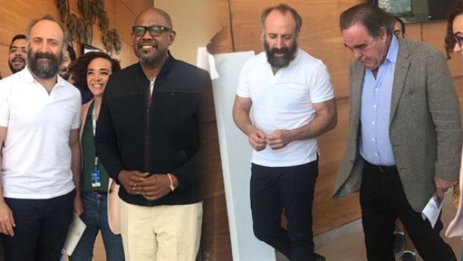 Halit Ergenç dünya ulduzları ilə görüşdü