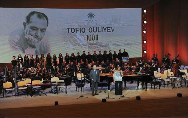 Bakıda Tofiq Quliyevin 100 illik yubiley gecəsi - foto