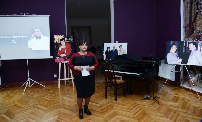 Müslüm Maqomayevin xatirəsi yad olunub