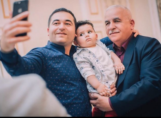 İlkin Həsəni atası ilə olan fotosunu paylaşıb