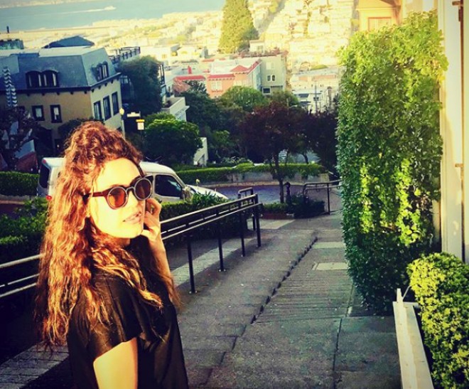 Azərbaycanlı müğənni San-Fransiskoda - foto