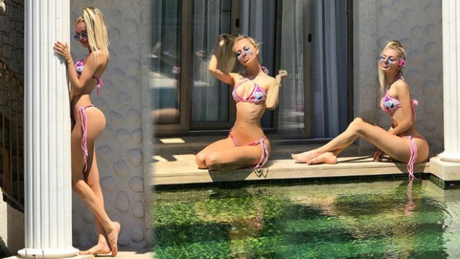 Model “Fotoşop edir” deyənlərə cavab verdi