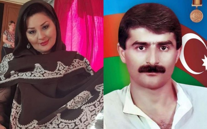 Aybəniz Haşımova şəhid həyat yoldaşını xatırlatdı - foto