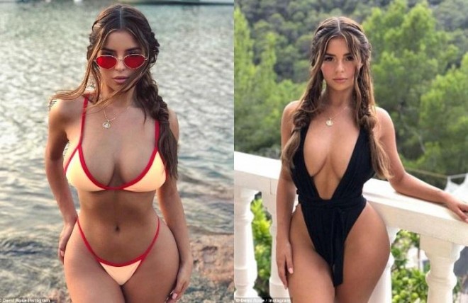 Britaniyalı model kişilərə "od" qoydu - foto