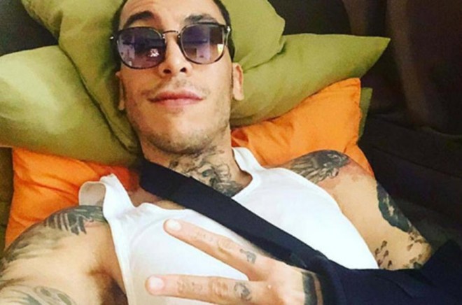 Can Bonomo motosikletlə qəza keçirdi