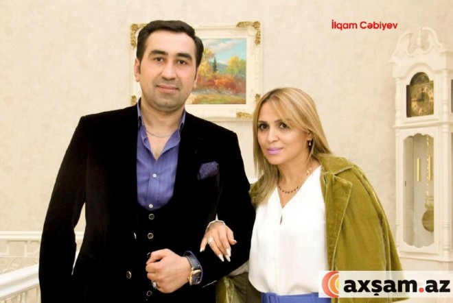 Elton Hüseynəliyevin xanımı ilə fotosu