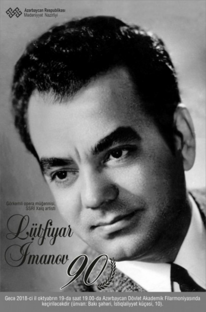 Lütfiyar İmanovun 90 illiyi qeyd ediləcək 