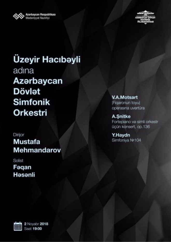 &nbsp;Simfonik Orkestrinin konserti olacaq