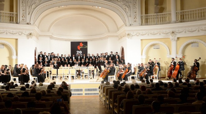 Filarmoniyada 20 Yanvar qurbanları anıldı - foto