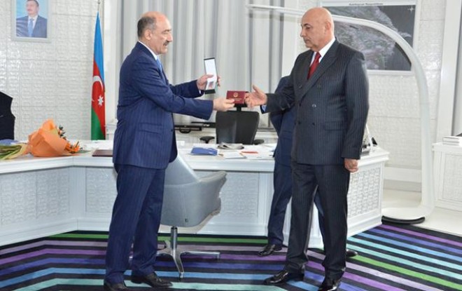 Ədalət Vəliyev “Əmək” ordeni ilə təltif edildi - foto