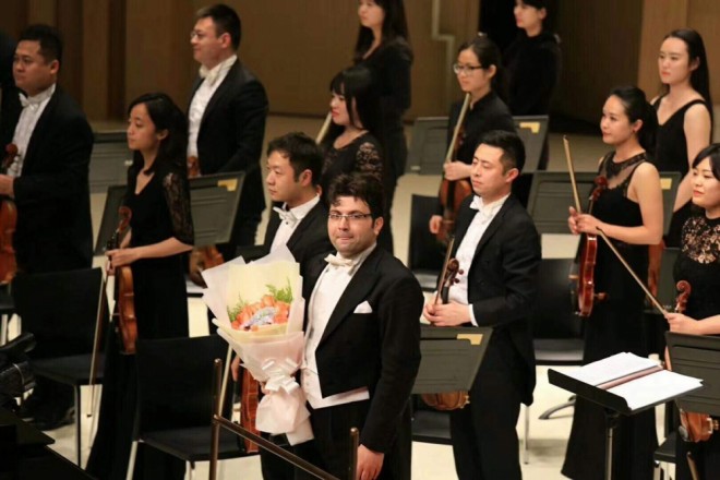 Əyyub Quliyev Çində konsertlərə dirijorluq etdi - foto