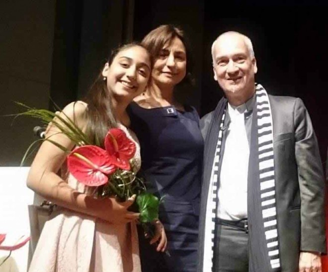 Pianoçumuz Riqada müsabiqənin qalibi oldu - foto