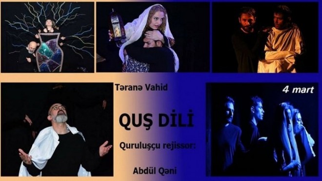 “Quş dili” tamaşası göstərildi