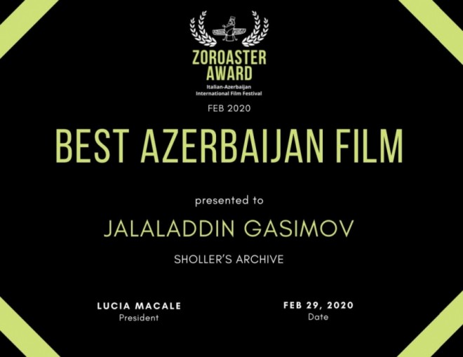 İki film beynəlxalq festivalın qalibi oldu - foto