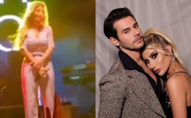 İrem Derici səhnədə kövrəlib