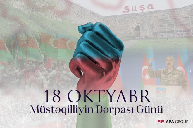 Azərbaycanda Müstəqilliyin Bərpası Günüdür