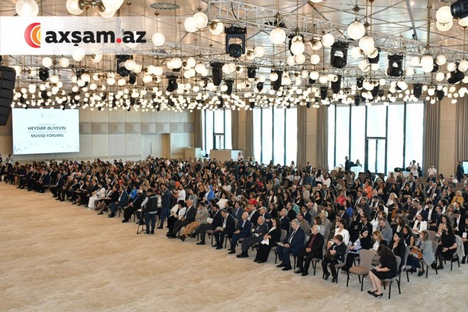 Bakıda Musiqi Forumunun açılışı olub - foto
