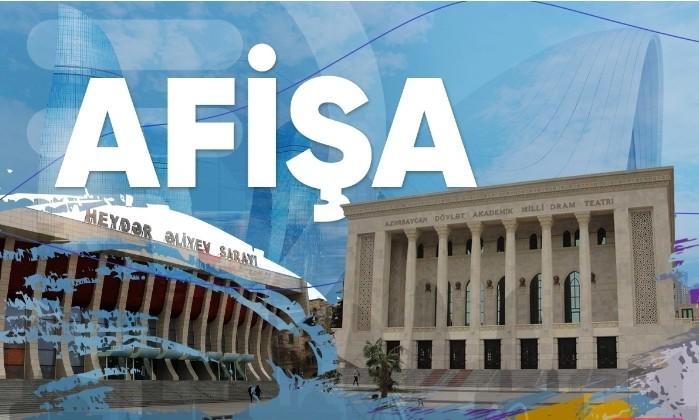 Paytaxtda mədəni tədbirlərin həftəlik AFİŞASI